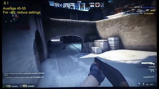 Lenovo Thinkpad x230 - CSGO Gameplay/FPS HD 4000 смотреть онлайн