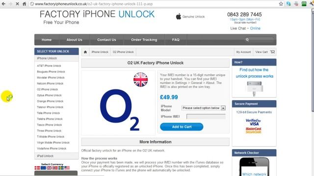 Official O2 iPhone Unlock - www.factoryiphoneunlock.co.uk смотреть онлайн