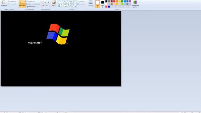 Логотип Windows XP из Paint смотреть онлайн