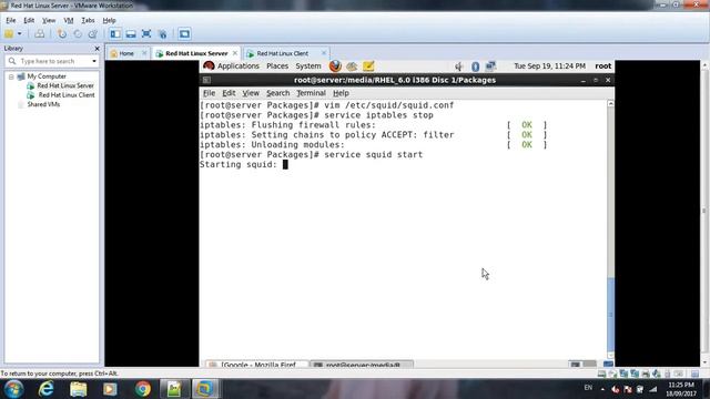 Pract 14 : Configure Squid /Proxy Server on RHEL 6 смотреть онлайн