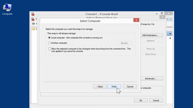 Windows 8.0 Professional - Manage Certificates for a Computer смотреть онлайн