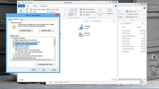 Dosya uzantısı ve gizli dosyaları görünür hale getirmek смотреть онлайн