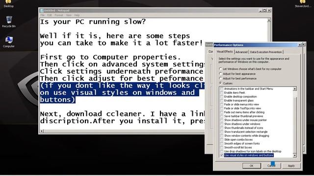 How To Make Windows 7 Run A Lot Faster! смотреть онлайн