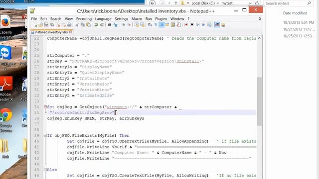 VBScripting Lesson 6 - WMI смотреть онлайн