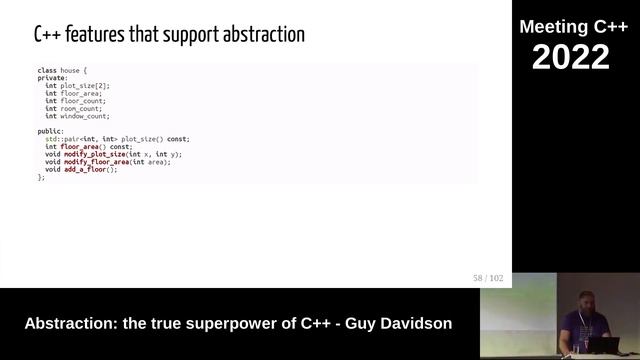 Abstraction the true superpower of C++ - Guy Davidson - Meeting C++ 2022 смотреть онлайн