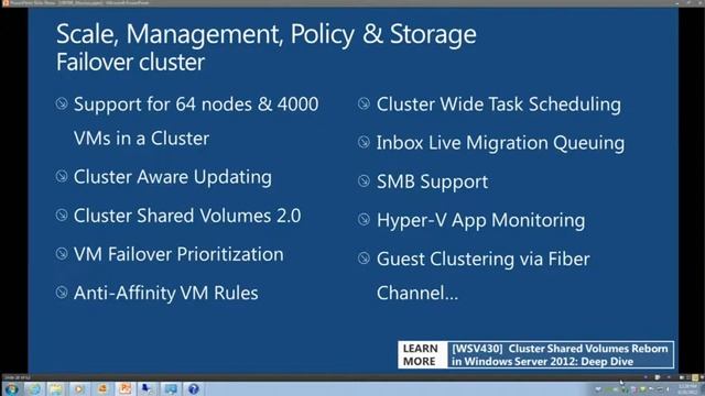 TechEd Europe 2012 What's New in Windows Server 2012 Hyper V смотреть онлайн