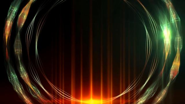 4K Shining Cricles of Rippling Greenish Snakes Animation Stock смотреть онлайн