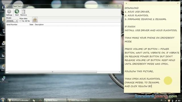 How To Flash & Fix Bootloop Asus Zenfone 2 ZE550ML With Asus Flashtool + Firmware