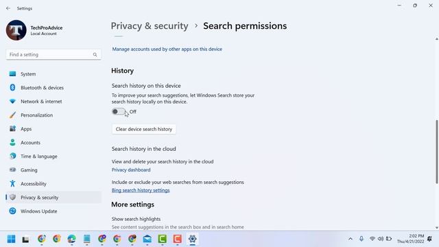 How to Disable Recent Search History in Windows 11 Taskbar смотреть онлайн
