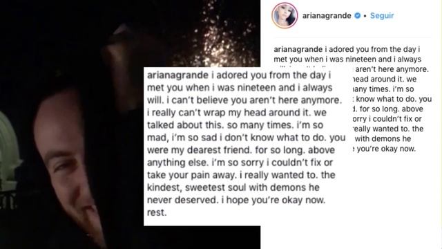 Ariana Grande HABLÓ POR PRIMERA VEZ sobre la muerte de Mac Miller devastada смотреть онлайн