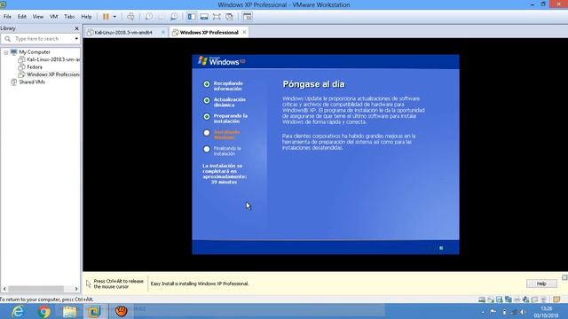 INSTALACION DE WINDOWS XP SP3 EN Vmware смотреть онлайн