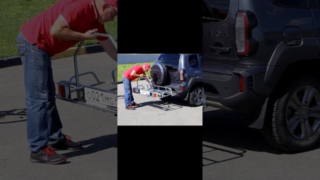 Велобагажник на фаркоп вашего авто! Смело в ВЕЛОсезон-24. #short #велосипед #велосипедисты смотреть онлайн