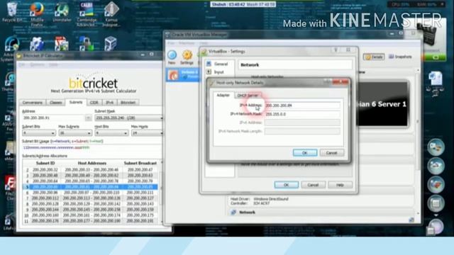 konfigurasi IP address virtual machine host windows dan adapter network virtualbox смотреть онлайн
