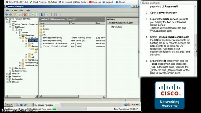 lab 6.4 reviewing the new dns zone additions смотреть онлайн