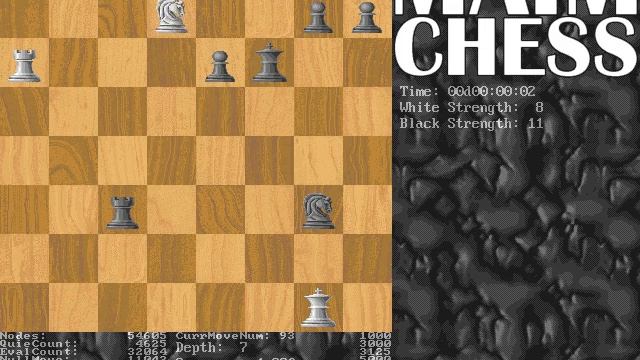 Chess - Maim Chess vs. Maim Chess @ 2s/move (1/2-1/2) смотреть онлайн