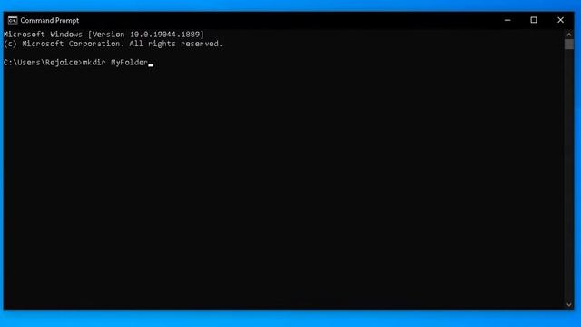 How To Create A Folder From Command Prompt In Windows 10 PC смотреть онлайн