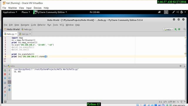 Introduction To Python For Ethical Hacking (014 Building an Nmap Network Scanner Part 2) смотреть онлайн