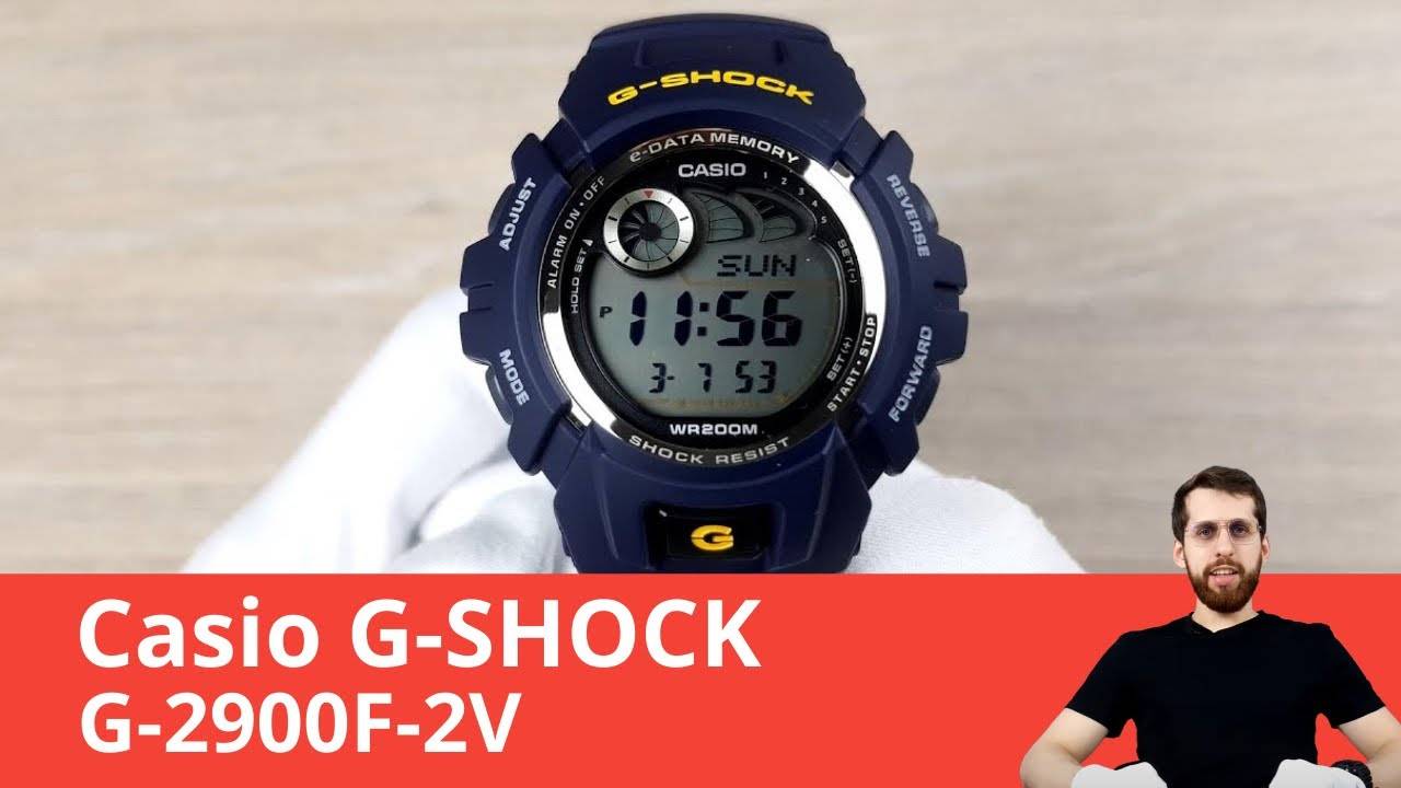 Обзор часов Casio G-SHOCK G-2900F-2V