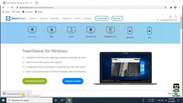 How to Download and Install Team Viewer Latest Version in Windows 7/8/10 ( हिन्दी मे ). смотреть онлайн