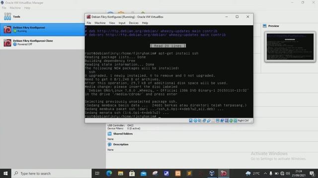 CARA MUDAH INSTALASI & KONFIGURASI REMOTE SERVER DEBIAN 7 смотреть онлайн