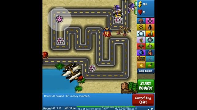 Flash Games Friday: Bloons Tower Defence 4 Medium смотреть онлайн