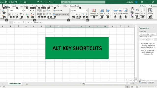 Excel Education | Module 1 | 1.8 Alt key Shortcuts and Creating Custom Shortcuts in MS EXCEL смотреть онлайн