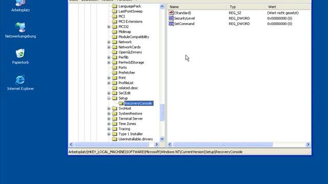 Windows XP Wiederherstellungskonsole anpassen смотреть онлайн
