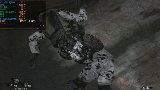 Rainbow Six: Vegas 2 TEST PERFORMANCE: ATHLON 3000G(STOCK) - RX 470 - 12GB RAM(2666MHZ) смотреть онлайн