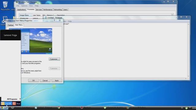 Running Windows XP Explorer on Windows 7! смотреть онлайн