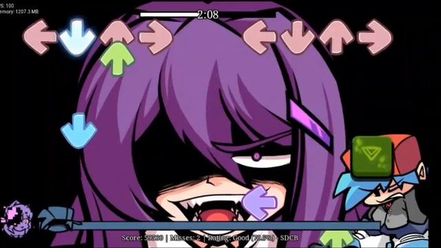 FNF Doki Doki Takeover Bad Ending Mod Android смотреть онлайн