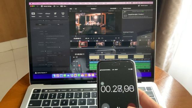 Menjajal Kecepatan Render Film MacBook Pro 2020 Apple M1 RAM 8Gb SSD 256Gb Davinci Resolve RAW DNG смотреть онлайн