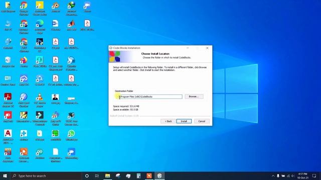 How to download & install CodeBlocks 20.03 in windows 10 смотреть онлайн