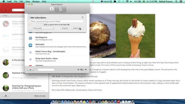 Leaf Rss Reader смотреть онлайн