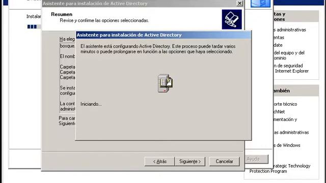 instalacion de active directory para windows server 2003 смотреть онлайн