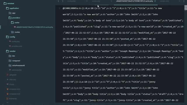 Mira Framework 1.0 Part 6 - Models, ORM and Caching смотреть онлайн
