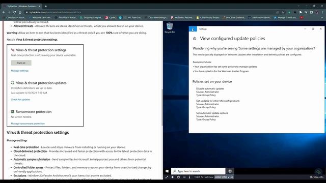 TryHackMe - Windows Fundamentals 3 смотреть онлайн