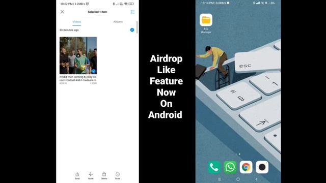 Airdrop like feature now on Android ( Nearby share) смотреть онлайн
