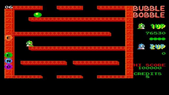 WinUAE - Bubble Bobble смотреть онлайн