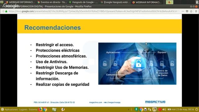 Webinar Megactivo 2018 - Seguridad de los datos digitales смотреть онлайн