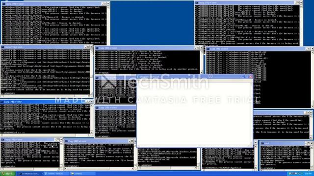 Destroying Windows XP with 14 cmd exe and forkbombing it смотреть онлайн