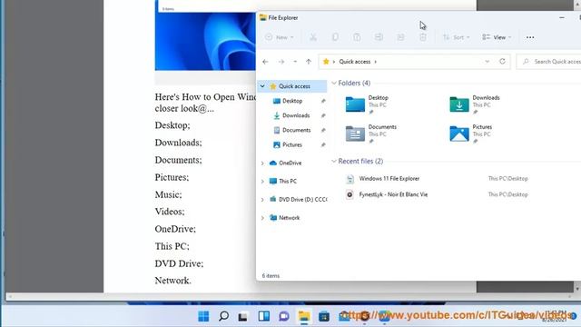 Open Windows 11 File Explorer смотреть онлайн