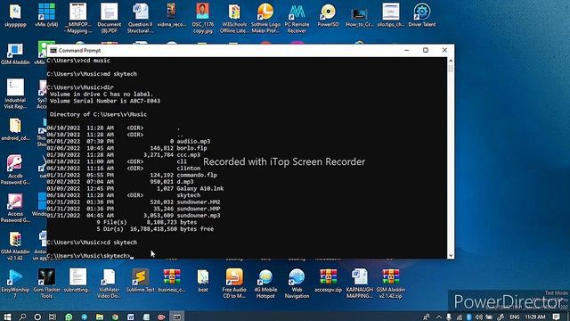 WOKING WITH CMD copy files and make directries смотреть онлайн