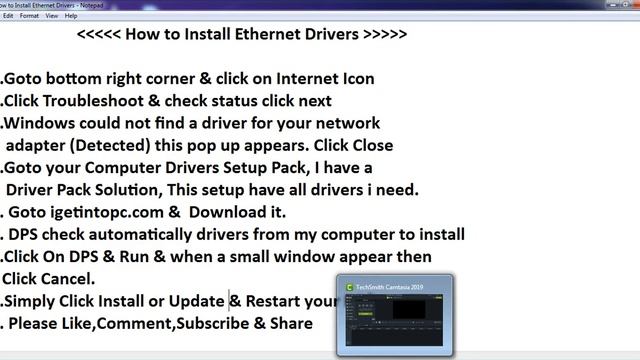 How to Install Ethernet Drivers (2020) смотреть онлайн