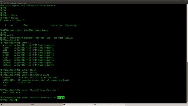 IOS TFTP Server lab in GNS3 смотреть онлайн