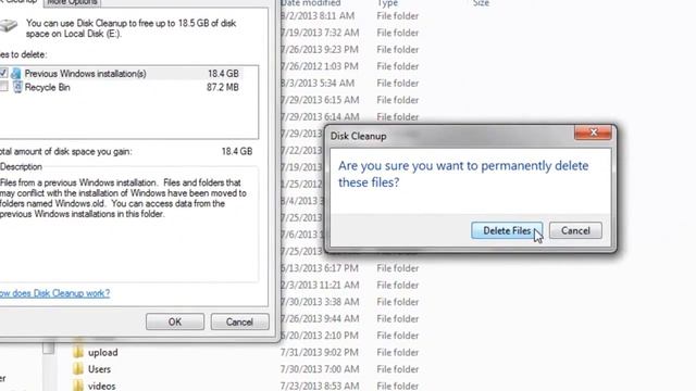 How to remove windows old file смотреть онлайн