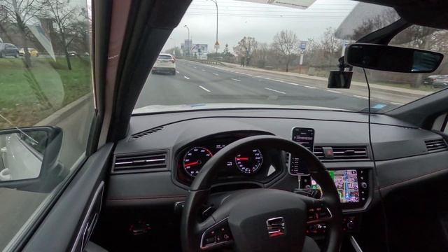 2022 Seat Arona 1.0 TSI | Driving back to the Okęcie Airport through Warsaw | GoPro Hero 11 Black смотреть онлайн