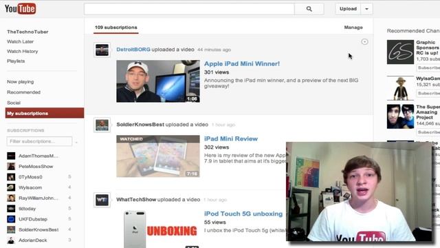 Demo: New YouTube Homepage Layout Design (2012) смотреть онлайн