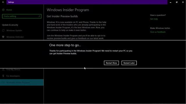 Improve windows experince and enjoy new features early by enabling developer mode and participate i смотреть онлайн