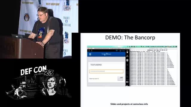 DEF CON 23 - Packet Hacking Village - Is Your Mobile App Secure? смотреть онлайн