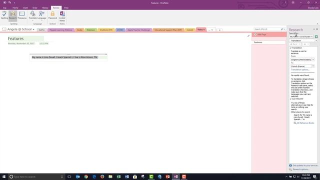 Video 4: More Features in OneNote 2016 смотреть онлайн